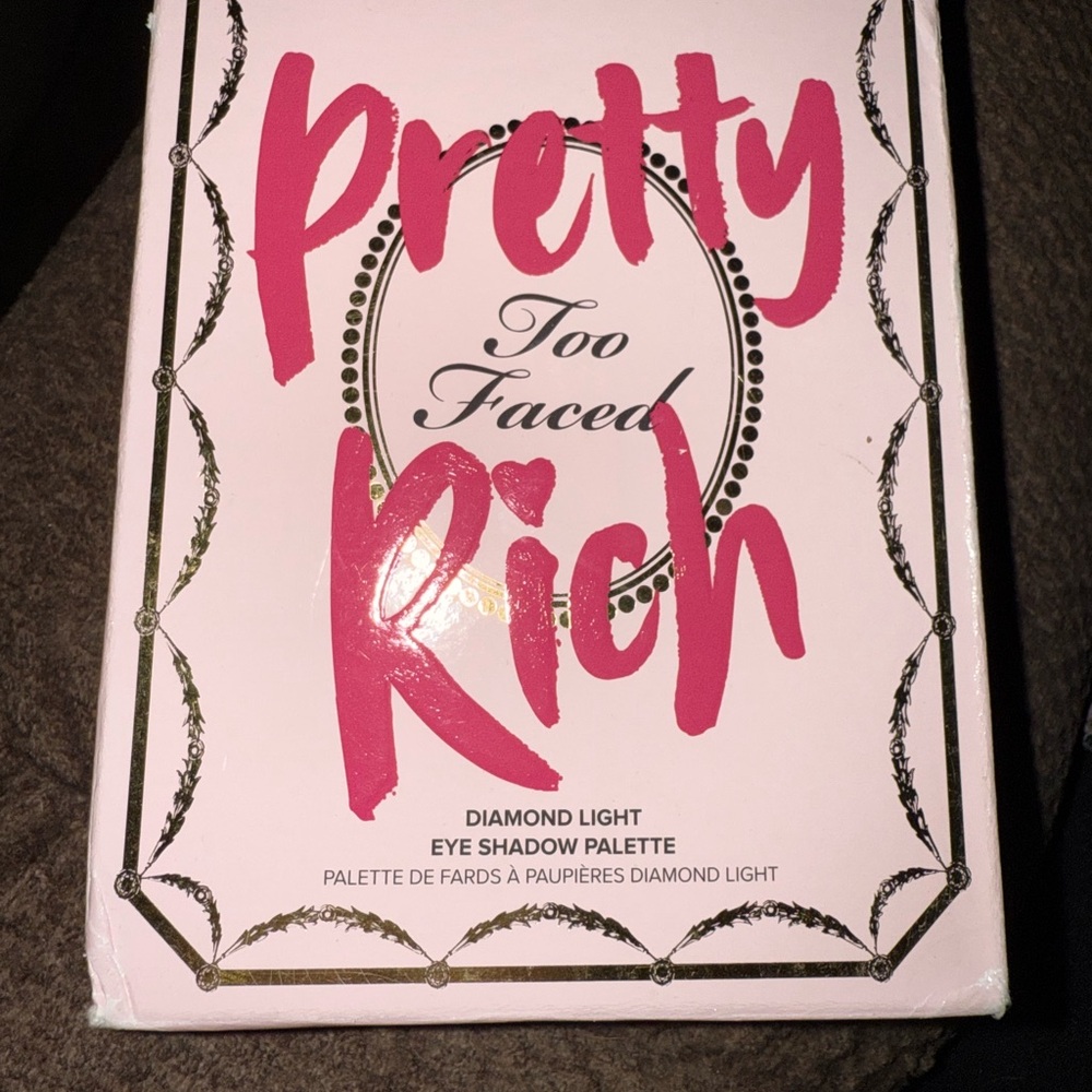 Too Faced Pretty Rich Eyeshadow Palette Never Used Very Pretty